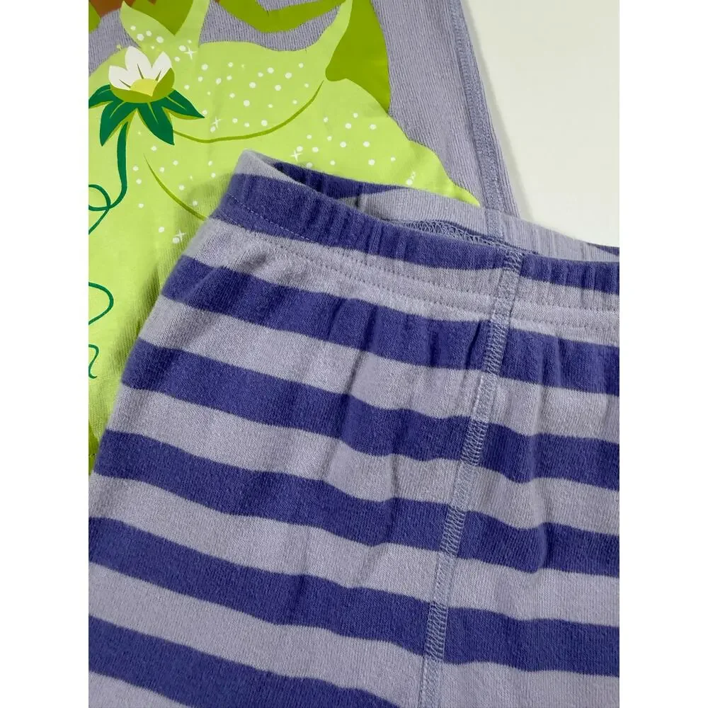 Hanna Andersson Disney Princess Tiana Organic Cotton Pajama Set size 3